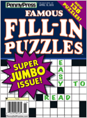 Famous Fill-In Puzzles Magazine Subscriptions