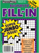 Favorite Fill-In Magazine Subscriptions