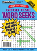 Penny's Finest Good Time Word Seeks Magazine Subscriptions